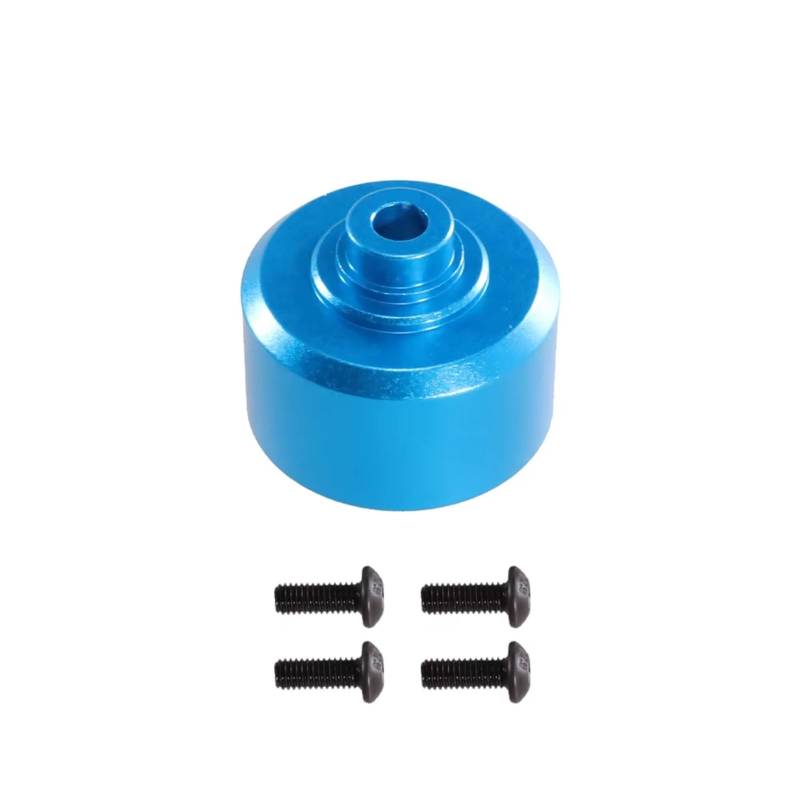 TOQPCZA RC Autoteile Für MJX Für Hyper Go Für 10208 1/10 Metall Differential Getriebe Gehäuse Geeignet Fernbedienung Auto Getriebe Upgrade Teile Und Zubehör(Blue) von TOQPCZA