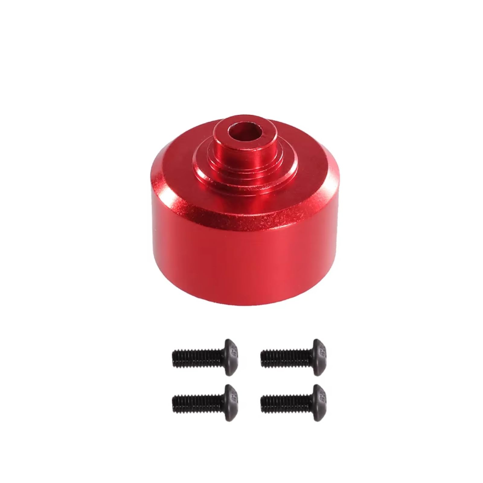 TOQPCZA RC Autoteile Für MJX Für Hyper Go Für 10208 1/10 Metall Differential Getriebe Gehäuse Geeignet Fernbedienung Auto Getriebe Upgrade Teile Und Zubehör(Red) von TOQPCZA