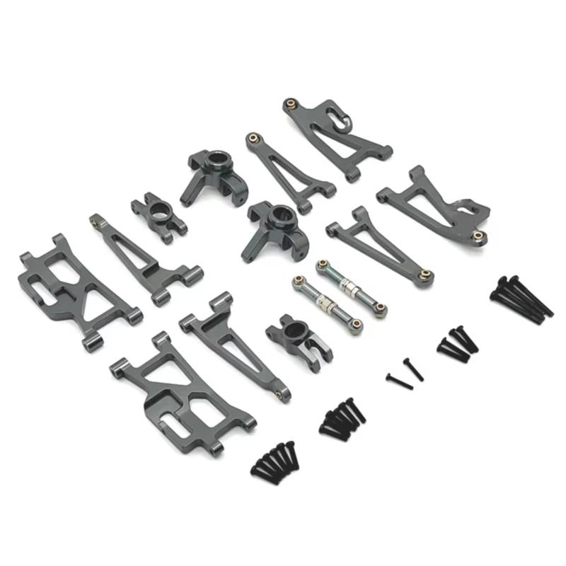 TOQPCZA RC Autoteile Für MJX Für Hyper Go Für 14209 14210 H14BM 1/14 Fernbedienung Auto Teile Und Zubehör Metall Upgrade Und Modifikation(Gray) von TOQPCZA