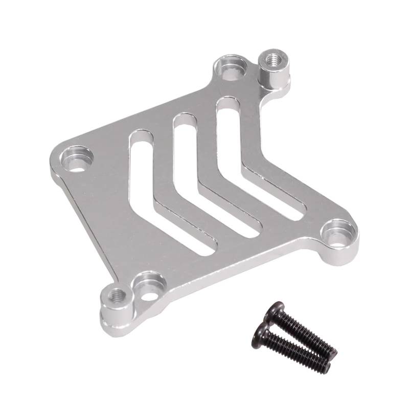 TOQPCZA RC Autoteile Für MJX Für Hyper Go Für 16207 16208 16209 16210 H6V3 M162 M163 1/16 Fernbedienung Auto Metall Upgrade Zubehör Servo Basis(Silver) von TOQPCZA