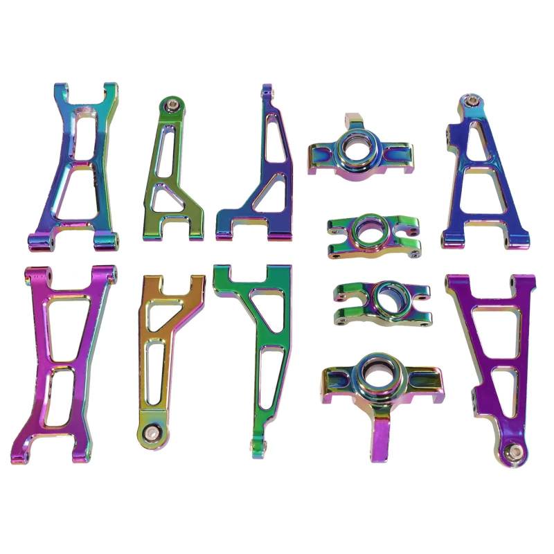 TOQPCZA RC Autoteile Für MJX Für Hyper Go Für 16208 16209 16210 H16 1/16 3D Farbe Prozess Metall Zubehör Geeignet Fernbedienung Auto Upgrade von TOQPCZA