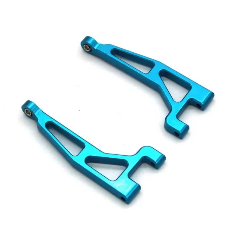 TOQPCZA RC Autoteile Für MJX H16 16207 16208 16209 16210 RC Fernbedienung Auto Metall Upgrade Zubehör Hinten Oberen Arm RC Auto Upgrade Zubehör(Blue) von TOQPCZA