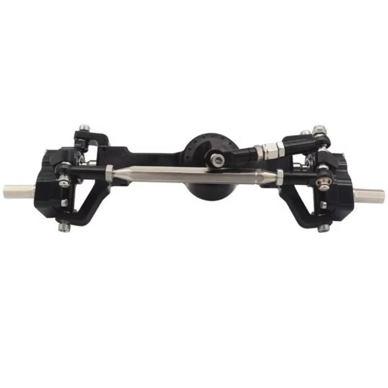 TOQPCZA RC Autoteile Für MN Für D90 FJ45 MN40 MN45 MN90 MN91 MN96 MN99 Für MN99S Für MN98 1/12 Vordere Und Hintere Tür Achse Eloxierte Fernbedienung Achse(Black,Front) von TOQPCZA