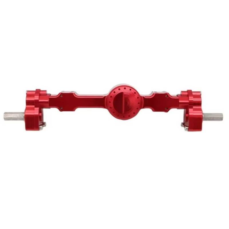 TOQPCZA RC Autoteile Für MN Für D90 FJ45 MN40 MN45 MN90 MN91 MN96 MN99 Für MN99S Für MN98 1/12 Vordere Und Hintere Tür Achse Eloxierte Fernbedienung Achse(Red,Rear) von TOQPCZA