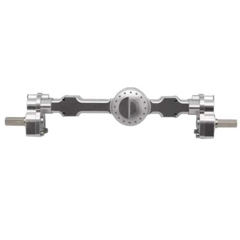 TOQPCZA RC Autoteile Für MN Für D90 FJ45 MN40 MN45 MN90 MN91 MN96 MN99 Für MN99S Für MN98 1/12 Vordere Und Hintere Tür Achse Eloxierte Fernbedienung Achse(Silver,Rear) von TOQPCZA