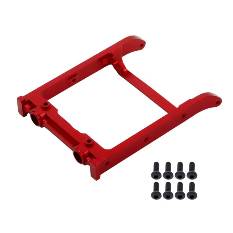 TOQPCZA RC Autoteile Für MN Für G500 MN86 MN86S MN86K MN86KS 1/12 RC Auto Vorderen Stoßfänger Metall Montage Querträger Geeignet Track Auto Upgrade Teile(Red) von TOQPCZA
