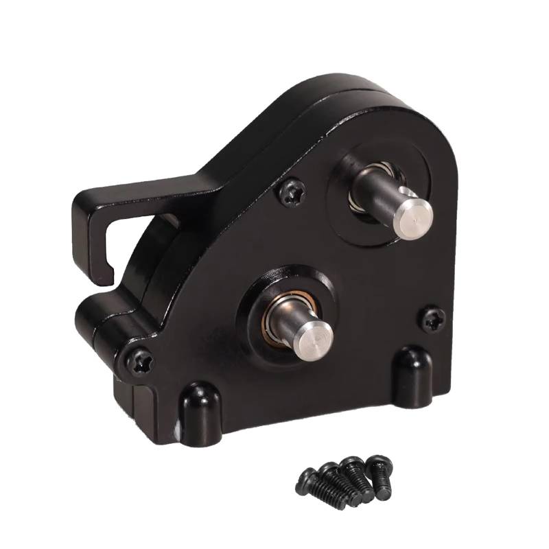 TOQPCZA RC Autoteile Für MN Für MN128 MN86 MN86S G500 1/12 Medium Welle Box Montage Metall Upgrade Teile Fernbedienung Rc Crawler Auto Zubehör(Black) von TOQPCZA