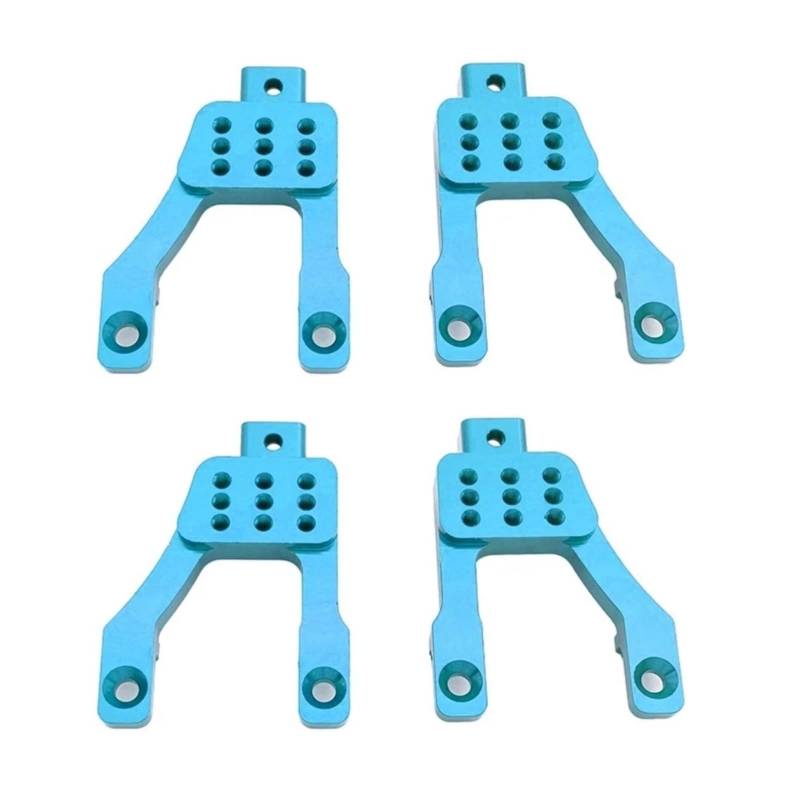 TOQPCZA RC Autoteile Für MN128 MN86 MN86S MN86K MN86KS Für MN G500 1/12 RC Crawler Auto Metall Vorne Und Hinten Shock Tower Montieren Upgrade Teile(Blue) von TOQPCZA