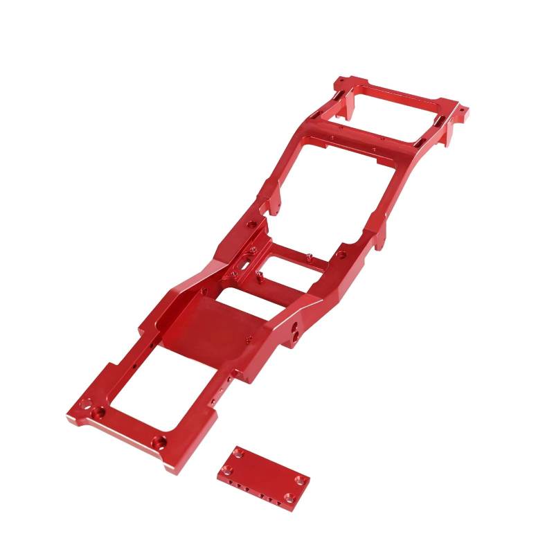 TOQPCZA RC Autoteile Für MN82 Für LC79 1/12 RC Auto Upgrade Metallrahmen Strahl Zubehör Teile Fernbedienung Auto Ersatzteile(Red) von TOQPCZA