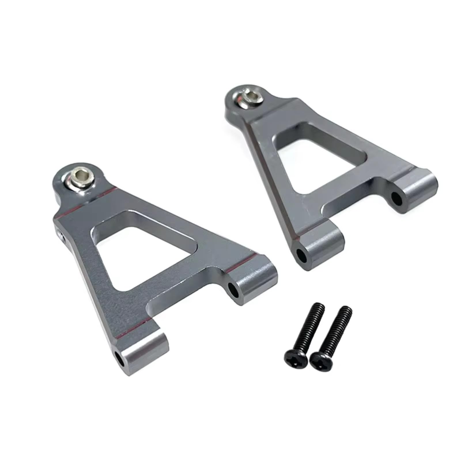 TOQPCZA RC Autoteile Für Mjx Für Hyper Go 1/14 14301 14302 Fernbedienung Auto Modifizierte Zubehörteile Verbesserte Metallfront Untere Für Schwinge(Titanium) von TOQPCZA