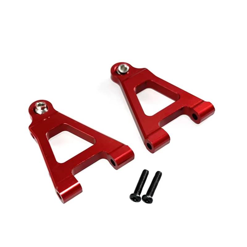 TOQPCZA RC Autoteile Für Mjx Für Hyper Go Für 14301 14302 1/14 Fernbedienung Auto Geändert Zubehör Teile Verbesserte Metall Front Lower Für Schaukel Arm(Red) von TOQPCZA