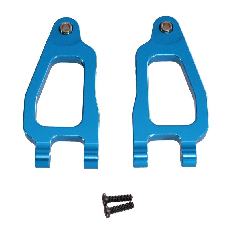 TOQPCZA RC Autoteile Für SCY Für 18101 18102 1/18 Metall Front Lower Arm Geeignet Fernbedienung Auto Ersatzteile OP Upgrade Und Änderung(Blue) von TOQPCZA