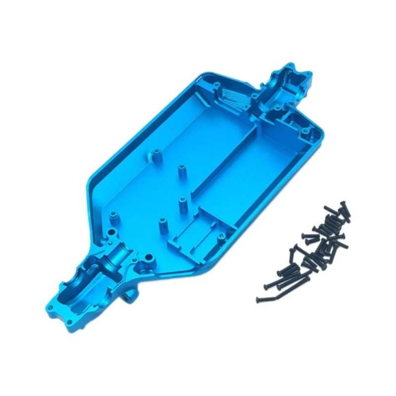 TOQPCZA RC Autoteile Für SCY Für JJRC C8805 6101 16102 16103 16104 16106 16201 1/16 Alle Metall Für Chassis Platte Volle Serie RC Crawler Truck Upgrade Teile(Blue) von TOQPCZA