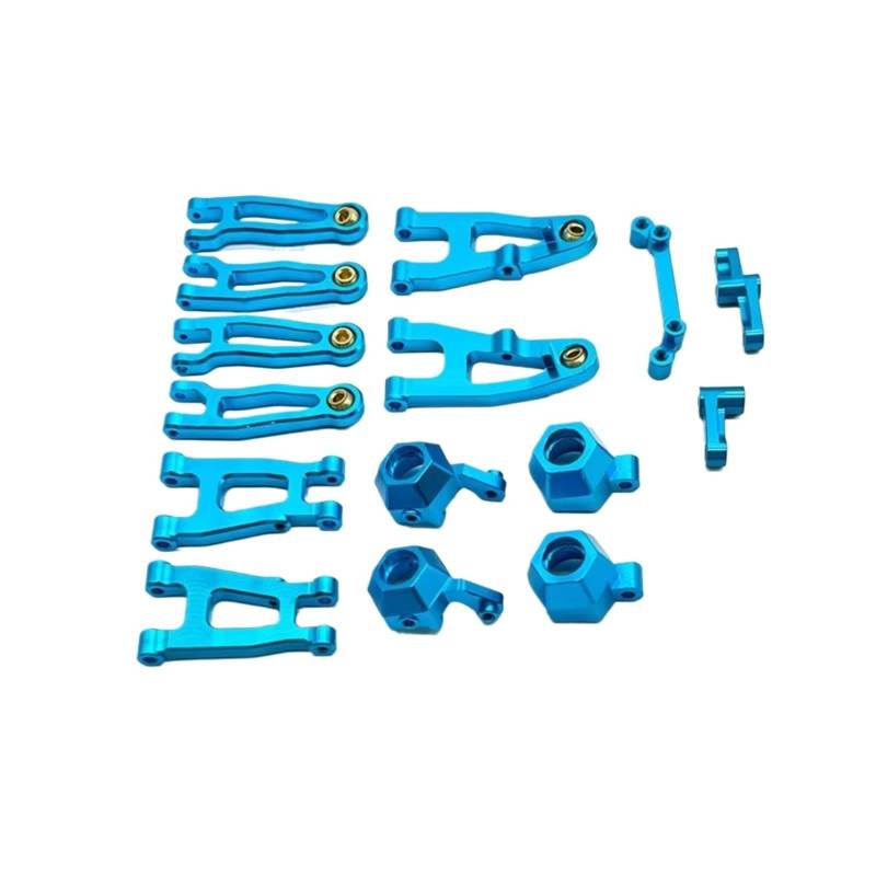 TOQPCZA RC Autoteile Für SG1603 Für SG1604 UD1601 UD1602 UD1603 1/16 Metall Vorne Und Hinten Für Schaukel Arm Lenkung Cup Set RC Auto Upgrades Teile(Blue) von TOQPCZA
