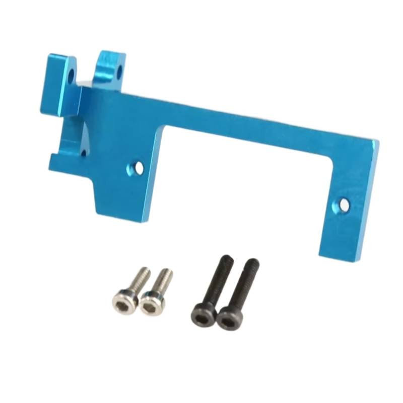 TOQPCZA RC Autoteile Für Scania Für Man Für Benz Für Actros 1/14 Metallgetriebe Shift Lenkgetriebe Halterung Servohalterung RC LKW Anhänger Auto DIY Teile(Blue) von TOQPCZA