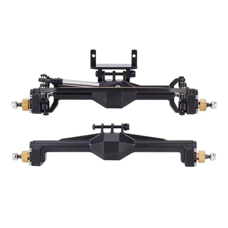 TOQPCZA RC Autoteile Für TRX4M Für Achse 1/18 RC Crawler Upgrade Teile Portal Achsen Mit Lay Down Servo Mount Links RC Ersatz Teile von TOQPCZA