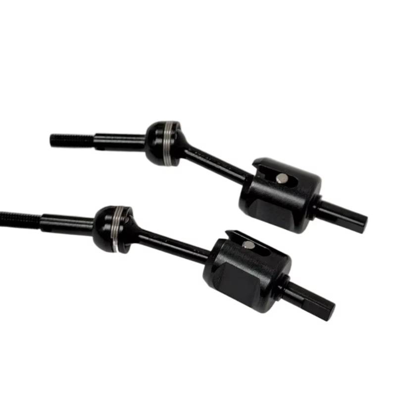 TOQPCZA RC Autoteile Für Tamiya Für TT01 Für TT02 1/10 Metall Antriebswelle CVD Und Getriebe Joint Cup Differential Tasse RC Auto Upgrade Teile Zubehör Ersatz(Size2) von TOQPCZA