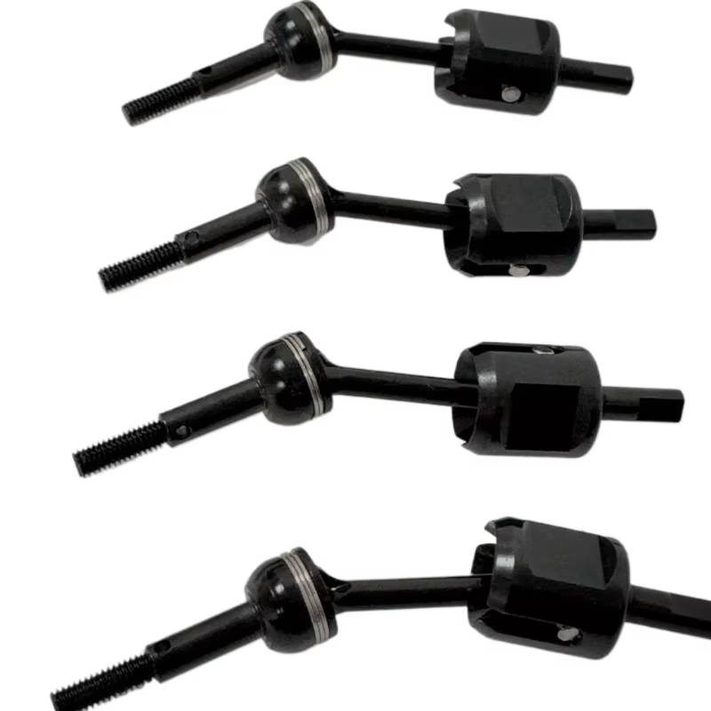 TOQPCZA RC Autoteile Für Tamiya Für TT01 Für TT02 1/10 Metall Antriebswelle CVD Und Getriebe Joint Cup Differential Tasse RC Auto Upgrade Teile Zubehör Ersatz(Size3) von TOQPCZA