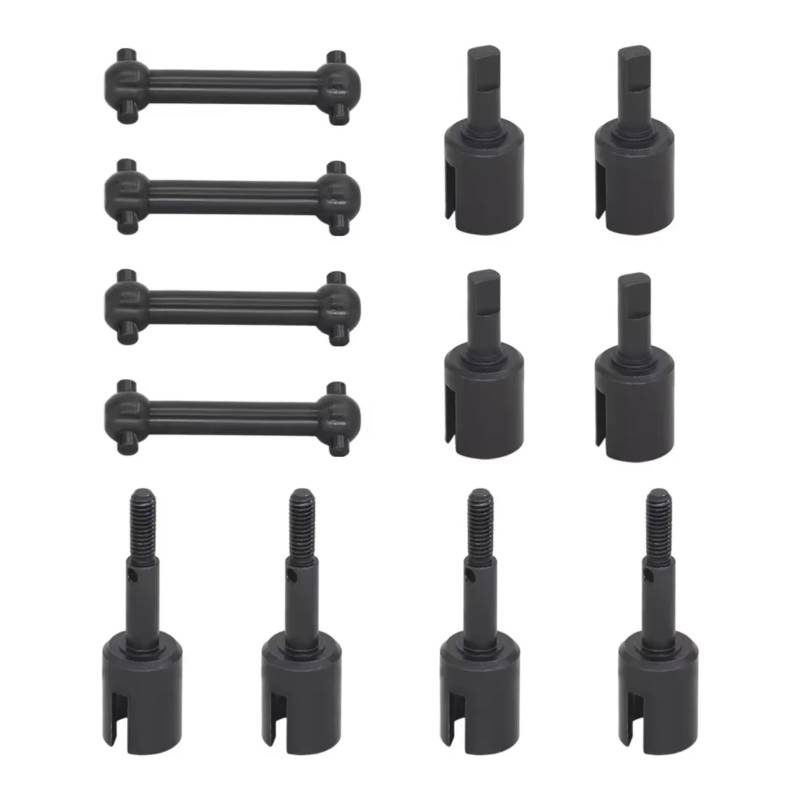 TOQPCZA RC Autoteile Für Tamiya Für TT01 Für TT02 1/10 Metall Antriebswelle Getriebe Joint Cup Differential Cup Rad Achse Cup RC Auto Upgrade Teile(1 Set) von TOQPCZA