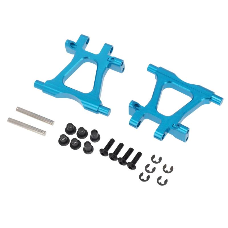 TOQPCZA RC Autoteile Für Tamiya Für TT02 Für TT02T 1/10 RC Auto Upgrades Teile Zubehör 2 Stücke Metall Rear Lower Suspension Arm RC Auto Upgrade Teile(Blue) von TOQPCZA