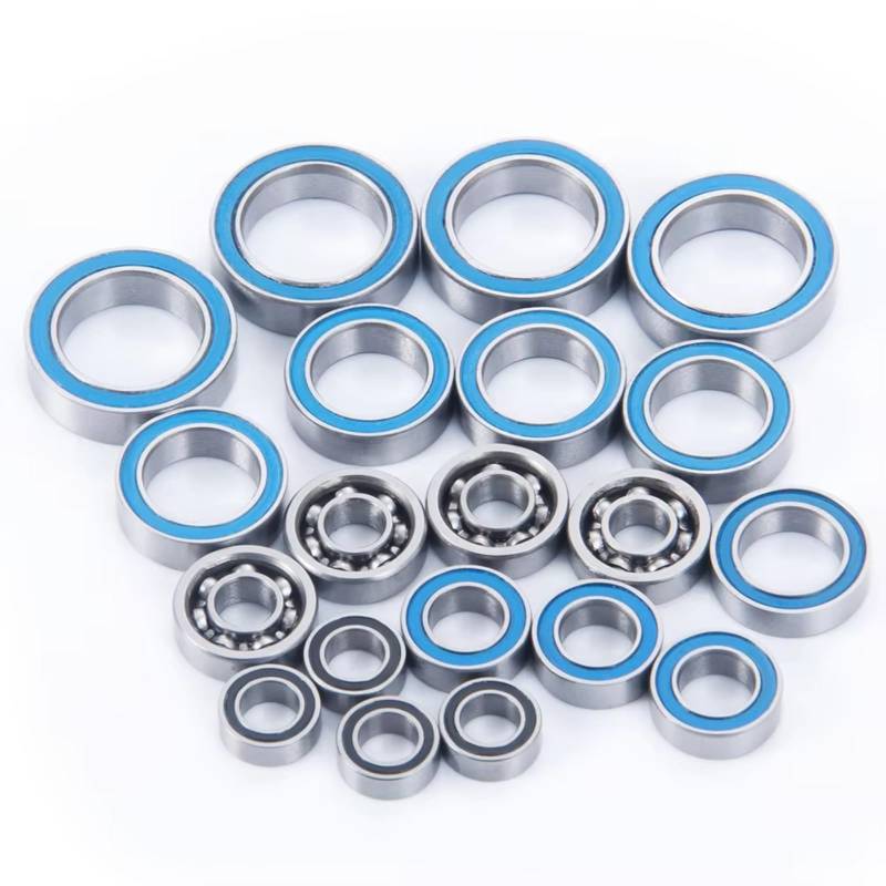 TOQPCZA RC Autoteile Für Team Für Mini Für 8ight 8T Für Buggy 1/14 20Pcs Radnabe Versiegelt Lager Kit RC Auto Upgrade Teile von TOQPCZA