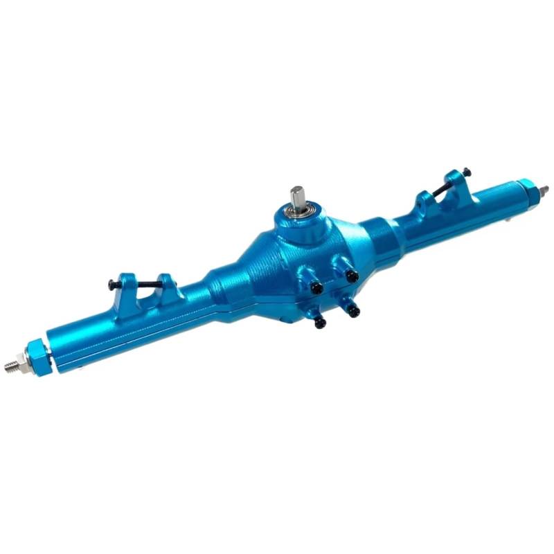 TOQPCZA RC Autoteile Für WLtoys 12428 12423 12427 12428-A 12428-B 12428-C Für Feiyue 1/12 RC Auto Metall Änderung Upgrade Teile Hinterachse Montage(Blue) von TOQPCZA