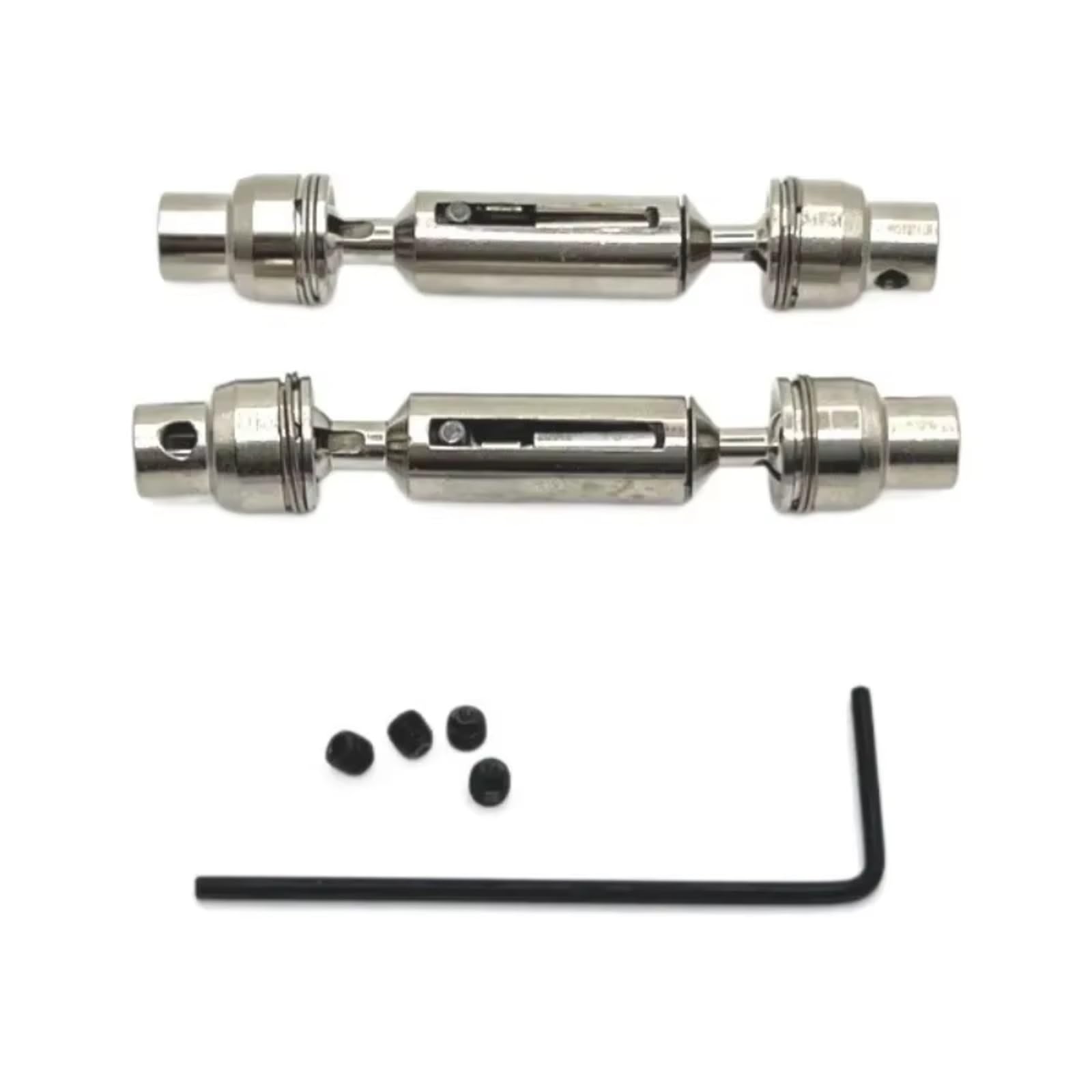 TOQPCZA RC Autoteile Für WPL 1/16 C64 C74-1 JA11 RC-Autoteile Metall-Upgrade Und Modifikation Der Vorderen Und Hinteren Antriebswellen Ersatzteile(Silver) von TOQPCZA