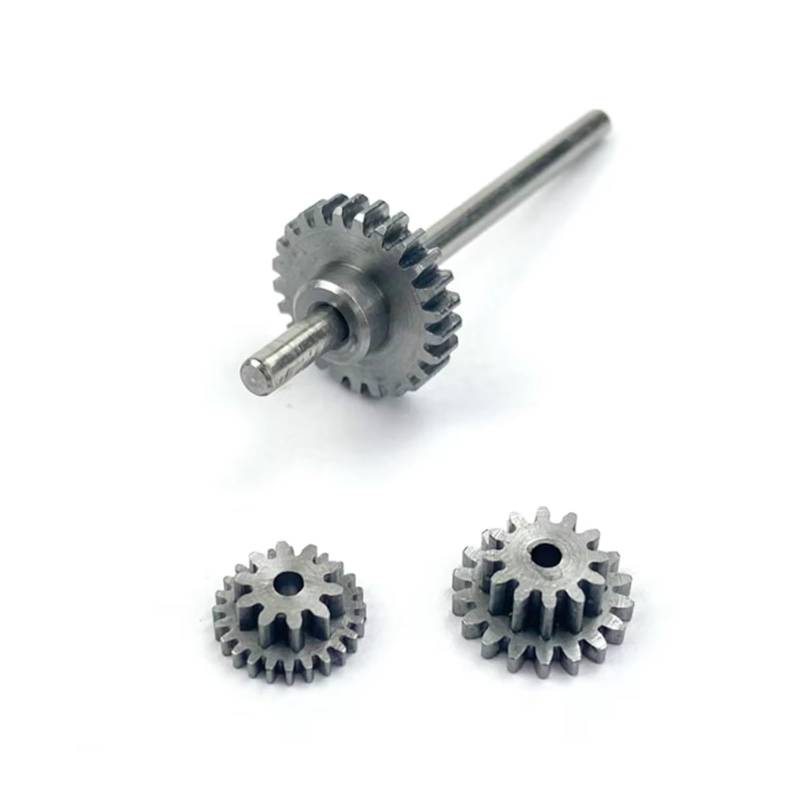 TOQPCZA RC Autoteile Für WPL Für D12 1/10 Metall Getriebe Mit D Achse Getriebe Stahl Zahnräder Set RC Auto Upgrade Teile Zubehör von TOQPCZA