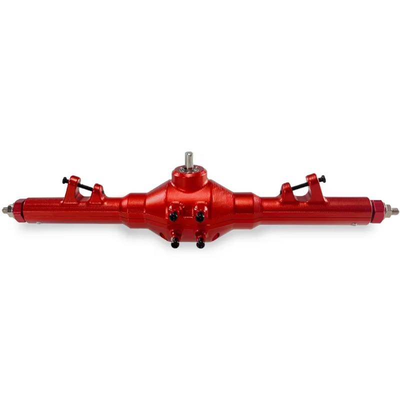 TOQPCZA RC Autoteile Für Wltoys Für 12423 12427 12428 12429 1/12 Upgrade Fernbedienung Rc Auto Zubehör Metall Upgrade Hinterachse Montage Teile(Red) von TOQPCZA