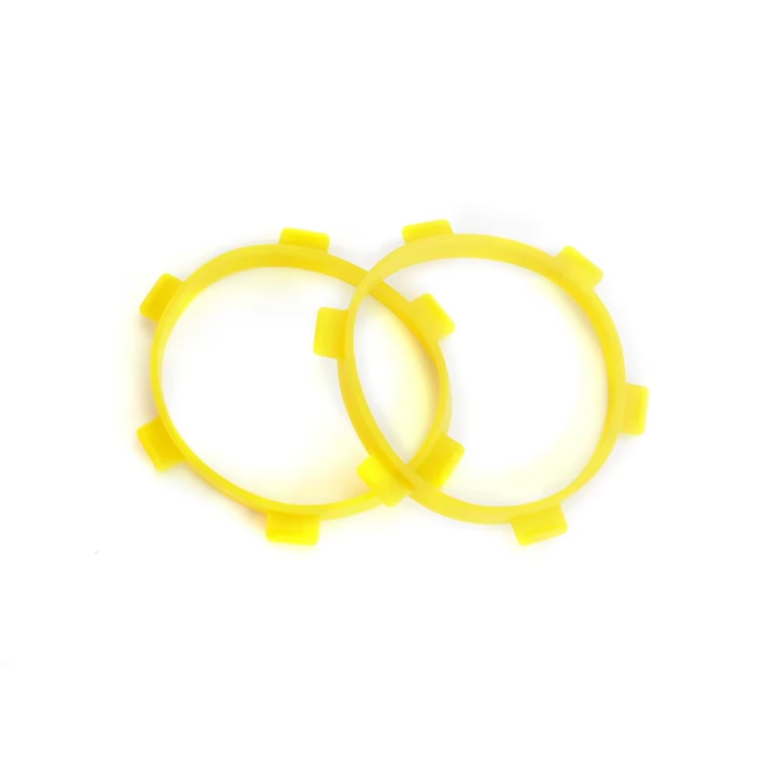 TOQPCZA RC Autoteile Universal Für Buggy 1/8 Short Course Truck 1/10 Zubehör Werkzeuge RC Auto Teile Gummi Modell Autos Reifen Reifen Stick Montage Klebebänder 85mm(Yellow,2pcs) von TOQPCZA