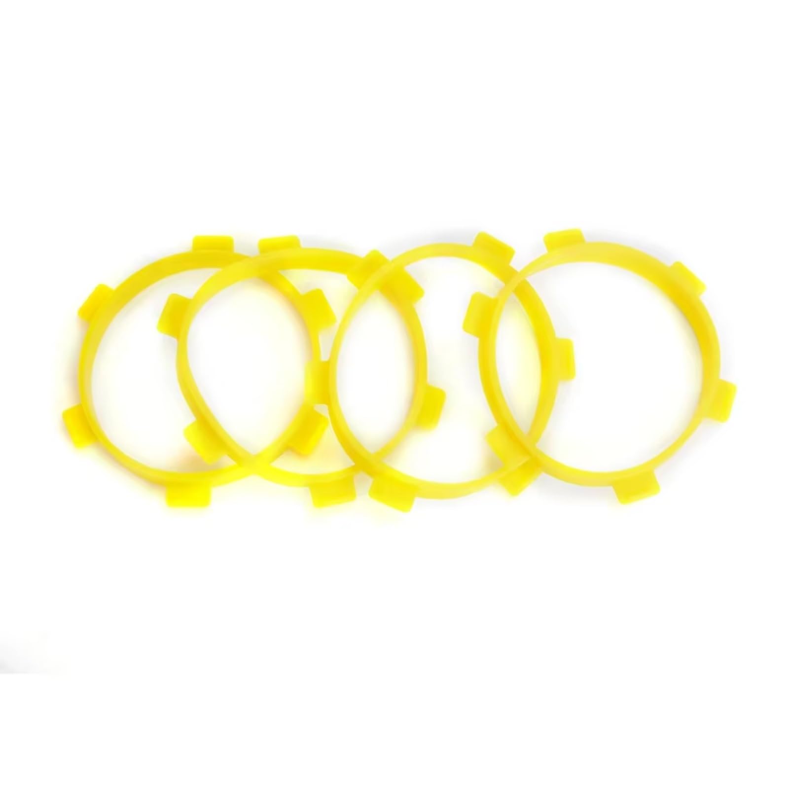 TOQPCZA RC Autoteile Universal Für Buggy 1/8 Short Course Truck 1/10 Zubehör Werkzeuge RC Auto Teile Gummi Modell Autos Reifen Reifen Stick Montage Klebebänder 85mm(Yellow,4pcs) von TOQPCZA