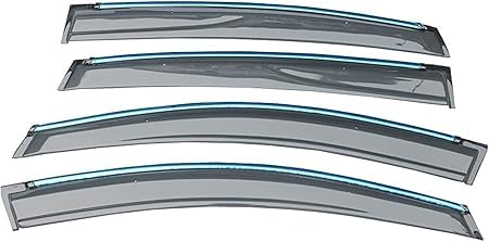 TORTES Autofenster Regenabweiser Windabweiser für Subaru XV 2012-2018 Fenstervisiere Langlebiger Auto Zubehör Embellecedores y Integrierte Deflektoren von TORTES