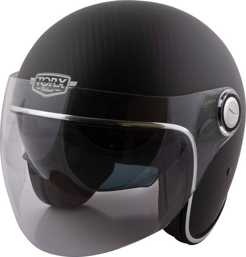 TORX Unisex Sunday Motorradhelm, Noir mat, XS von TORX