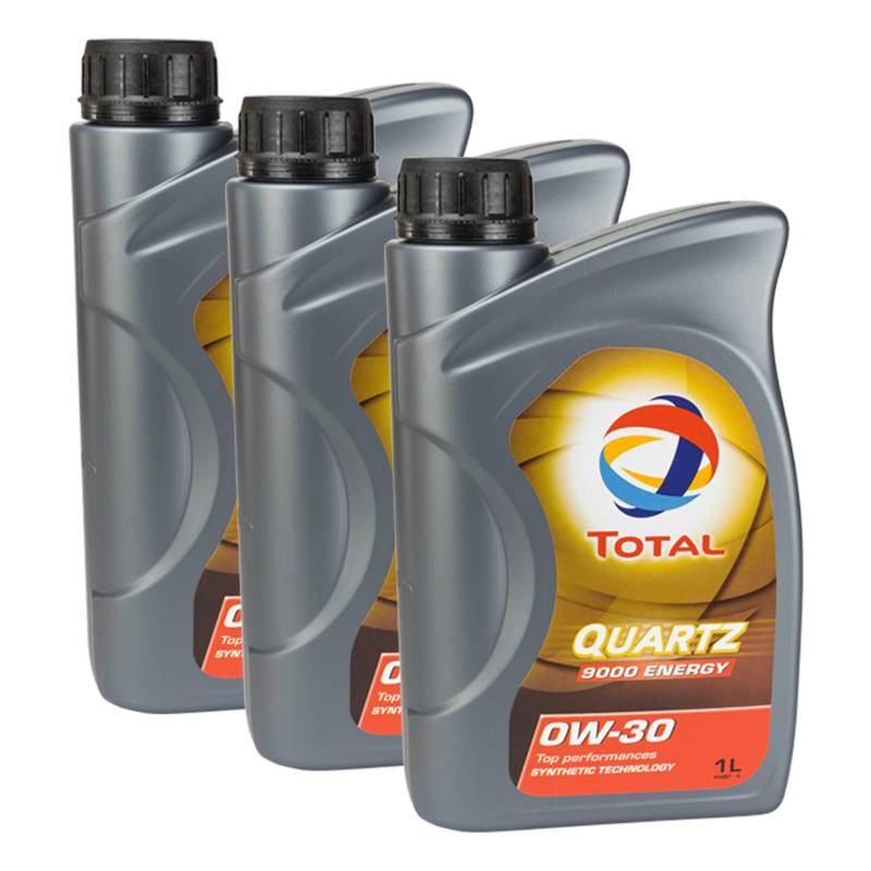 3x MOTORÖL TOTAL QUARTZ 9000 ENERGY 0W-30 1L von TOTAL_bundle