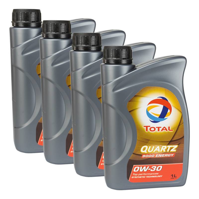 4x MOTORÖL TOTAL QUARTZ 9000 ENERGY 0W-30 1L von TOTAL_bundle