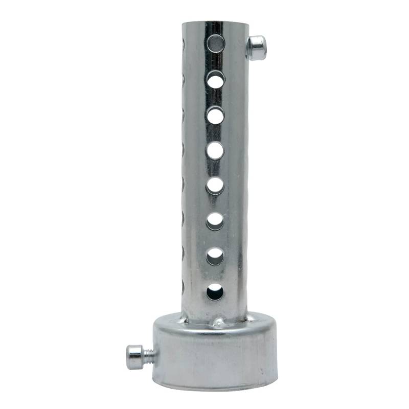 TOTMOX 1 x 48 mm Universal-Auspuffschalldämpfer für Motorrad DB Killer Auspuffschalldämpfer 48 mm – Silber von TOTMOX