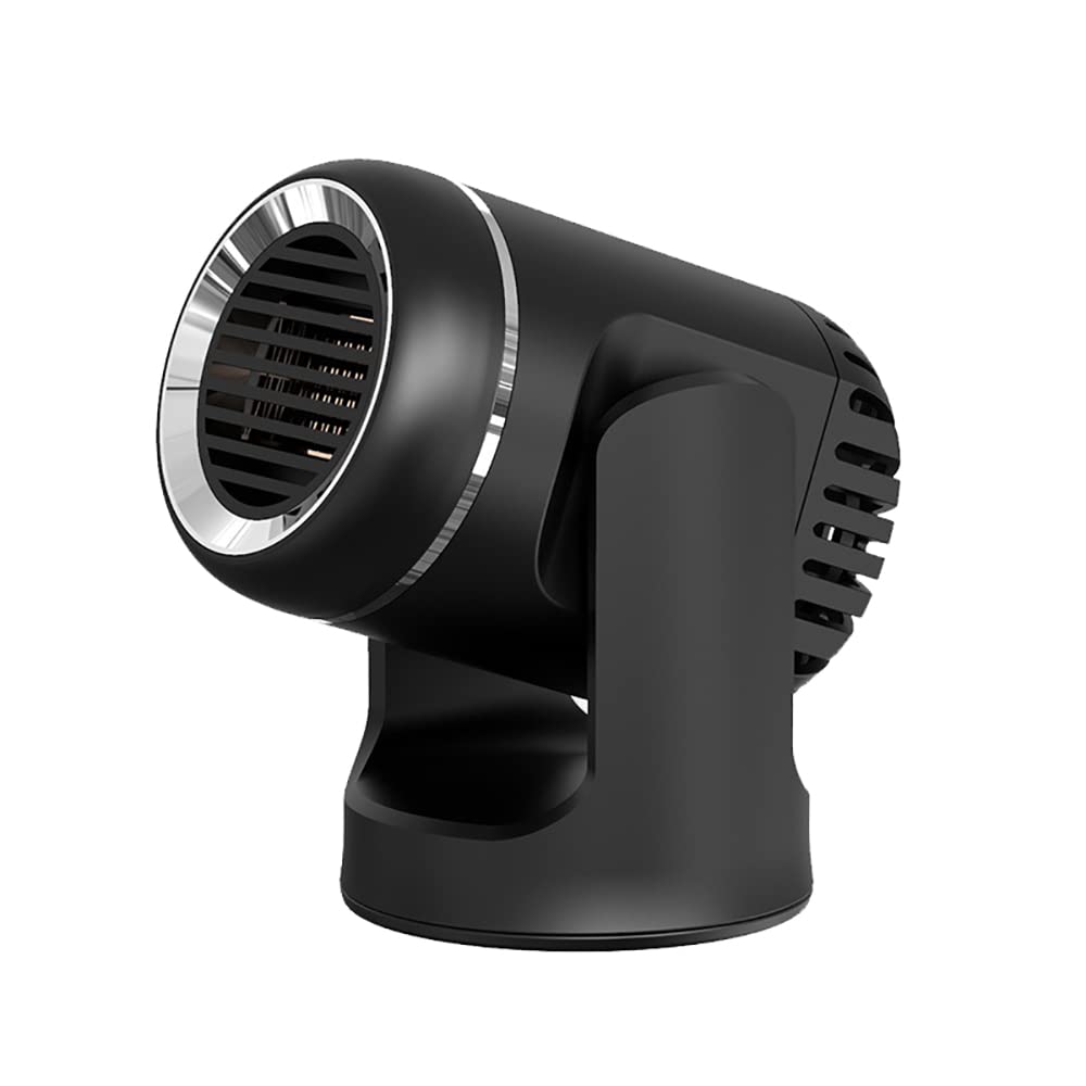 TOTMOX Autoheizung, 150W 10A 360-Grad-Drehung 2 in 1 Heizung 24V Schwarz Enteiser für Autoscheiben - Mit 4-lagiger Heizfolie TOTMOX Autoheizung, 150W 10A 360-Grad-Drehung 2 in 1 Heizung 24V Schwarz Enteiser für Autoscheiben - Mit 4-lagiger Heizfolie von TOTMOX