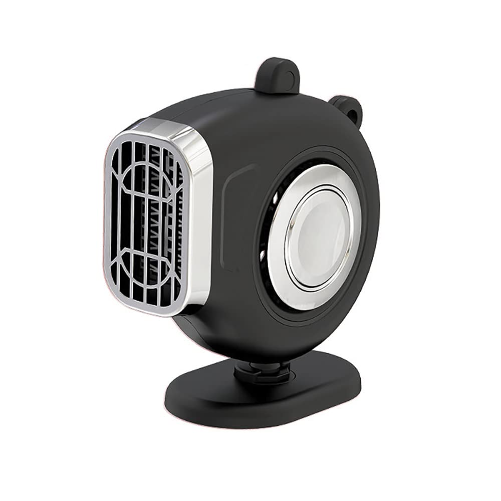 TOTMOX Autoheizung, 150W 10A Heiz- und Kühlgebläse 2 in 1 Heizung 24V Autoscheibenenteiser - für das Armaturenbrett - Schwarz TOTMOX Autoheizung, 150W 10A Heiz- und Kühlgebläse 2 in 1 Heizung 24V Autoscheibenenteiser - für das Armaturenbrett - Schwarz von TOTMOX