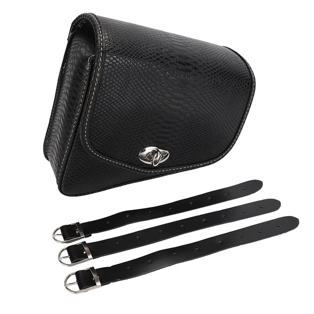 TOTMOX PU Leder Motorrad links und rechts Satteltaschen, große Tragfähigkeit Swing Arm allgemeine Werkzeugtaschen, schwarz TOTMOX PU Leder Motorrad links und rechts Satteltaschen, große Tragfähigkeit Swing Arm allgemeine Werkzeugtaschen, schwarz von TOTMOX