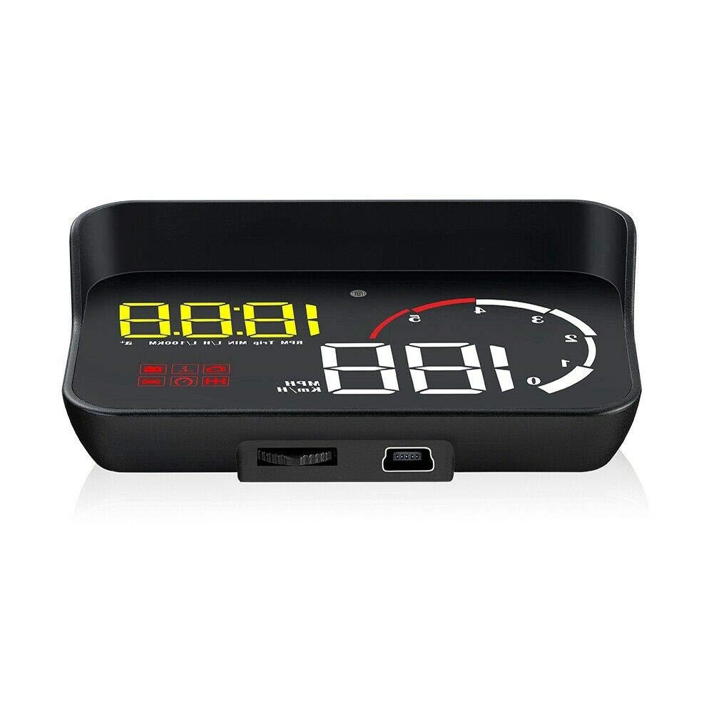TOTMOX Universal Auto GPS HUD Head-Up Display Fahrgeschwindigkeit Project Windschutzscheibe Warnung von TOTMOX
