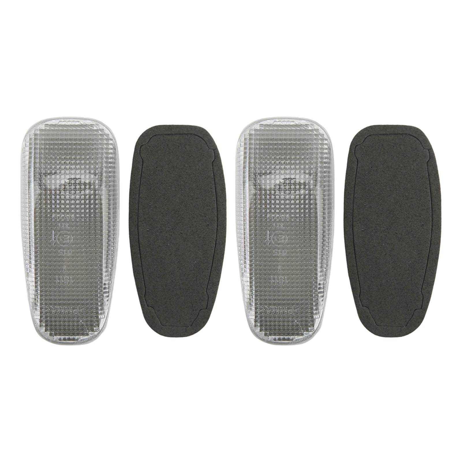 TOUISEDGI 2PCS Seitenmarkierungsleuchte, Stabiler, Langlebiger 2108200921 Blinkerlampenersatz Für SLK-Klasse R170 Vaneo W414 2002-2005(Weiß) von TOUISEDGI