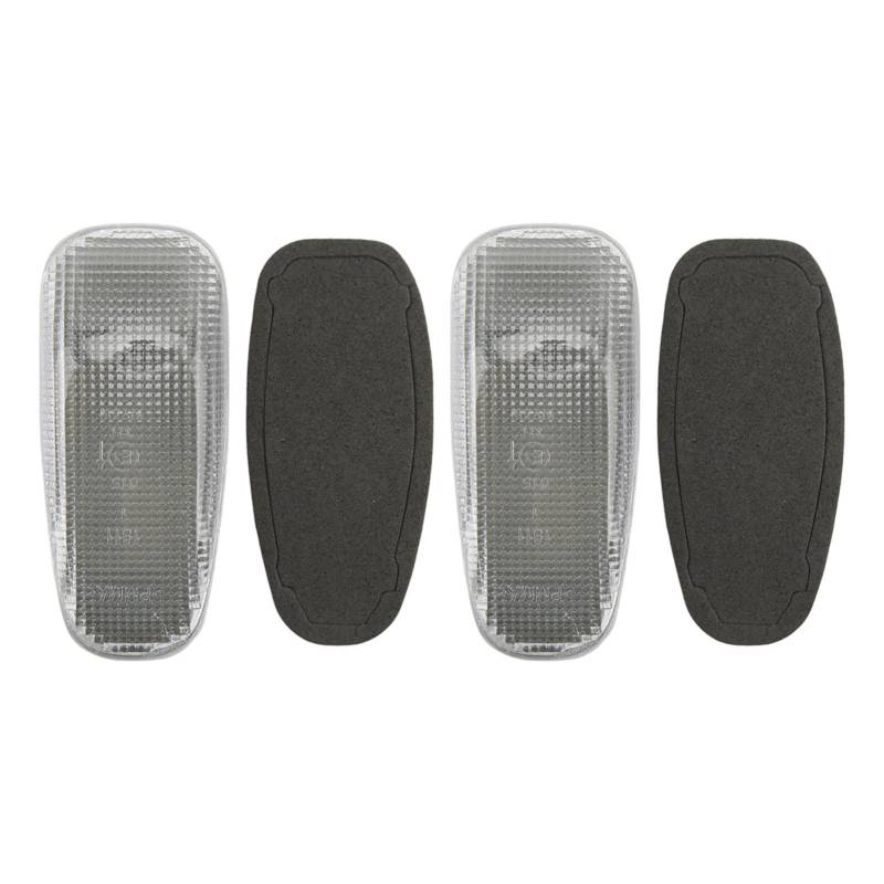 TOUISEDGI 2PCS Seitenmarkierungsleuchte, Stabiler, Langlebiger 2108200921 Blinkerlampenersatz Für SLK-Klasse R170 Vaneo W414 2002-2005(Weiß) von TOUISEDGI
