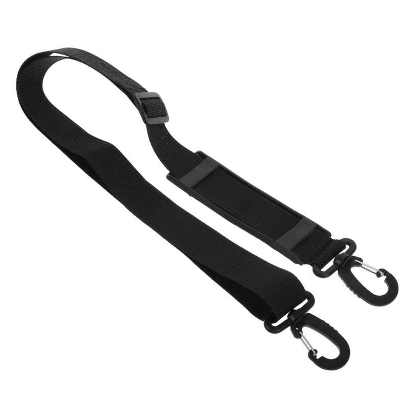 TOVINANNA Verstellbarer Schultergurt Taschenriemen Taschengurt Schultergurte für Taschen Gepäckgurte Gepäckband Rucksack mit Riemen Geigenkoffergurt Geldbörse Riemen Nylon Schwarz von TOVINANNA