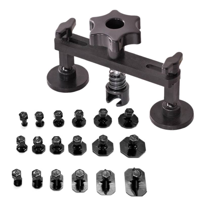 TOWARDSNAN Auto Body Dent Pullers Auto Dent Puller Mit Doppelstangen Brücken Dent Abziehern Und 18 Pcs Ziehen Laschen Reparatur Dent Reparatur von TOWARDSNAN