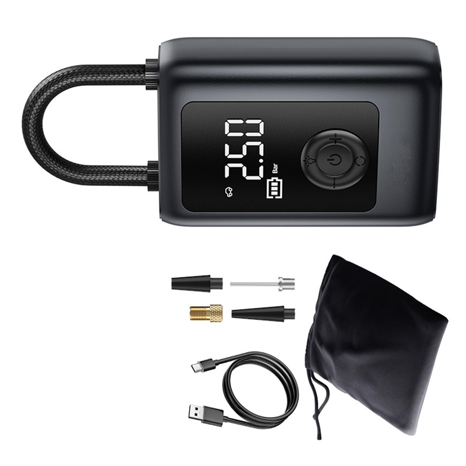 TOWARDSNAN Kompakte Drahtlose Luftpumpen Digitaler Elektrischer Reifen Inflator Kordelgerät Für Auto Motorradfahrräder Und Sportgeräte TOWARDSNAN Kompakte Drahtlose Luftpumpen Digitaler Elektrischer Reifen Inflator Kordelgerät Für Auto Motorradfahrräder Und Sportgeräte von TOWARDSNAN