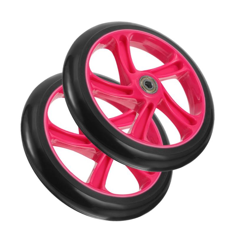 TOYANDONA 1 Paar Hochelastische Einkaufsräder Für Elektroroller Skateboard Strapazierfähige Räder Rutschfeste Rollerräder Räder Mit Lagerdesign Verschleißfeste Rollerräder Flexible von TOYANDONA