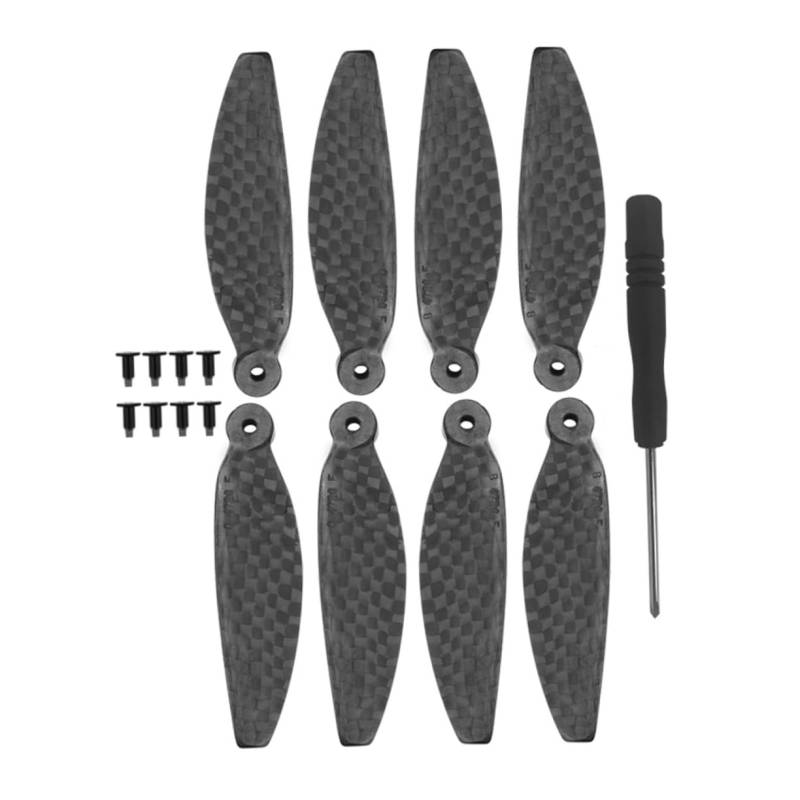 TOYANDONA Kohlefaser-propeller Für Mini 2 2 Paar Ersatzpropeller Mit Einfacher Installation von TOYANDONA