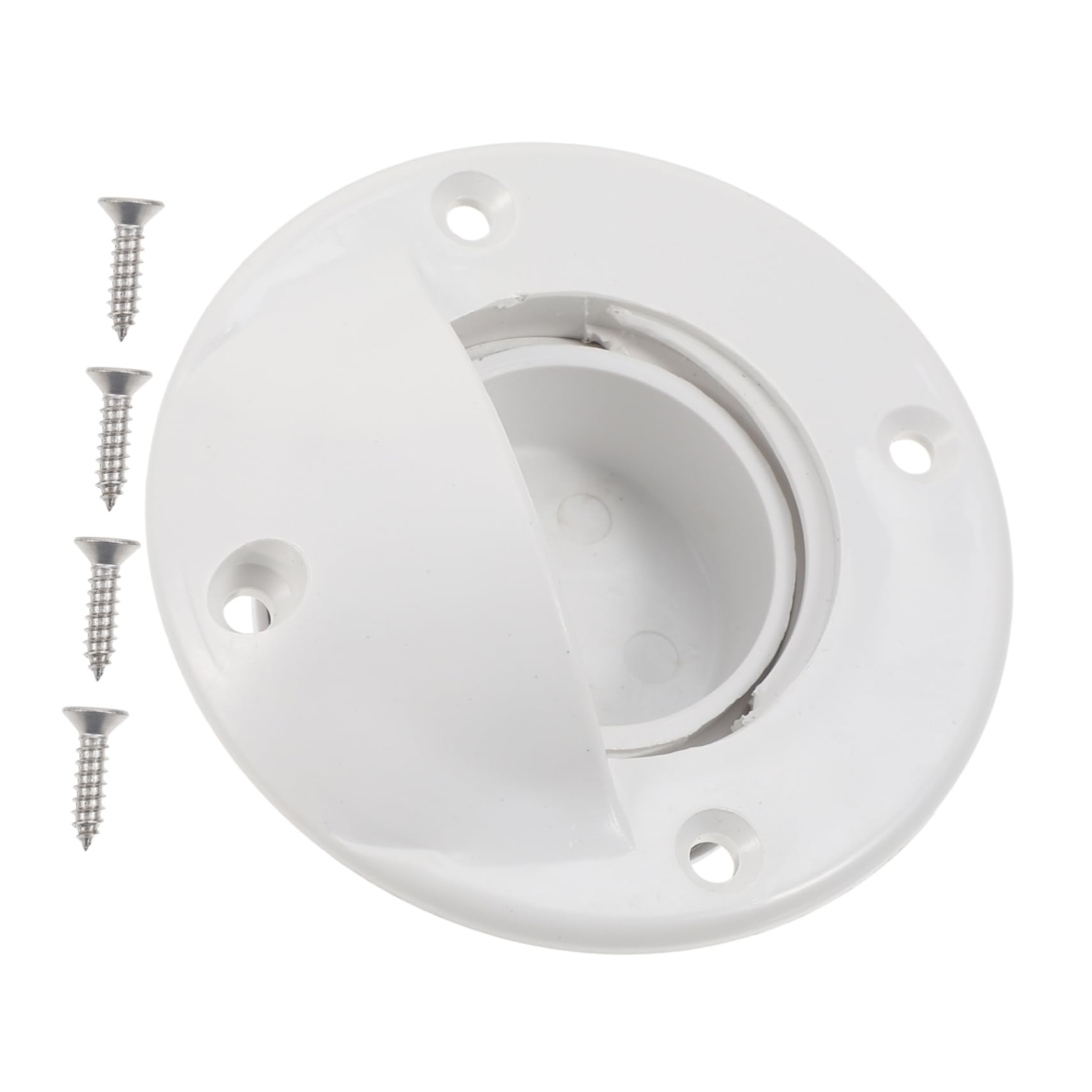 TOYANDONA 1 Set Kabine Outlet Ventil Boot Attika Universal Ablauf Rumpf Montieren Marine Stecker Stecker Marine Weiß Abs von TOYANDONA