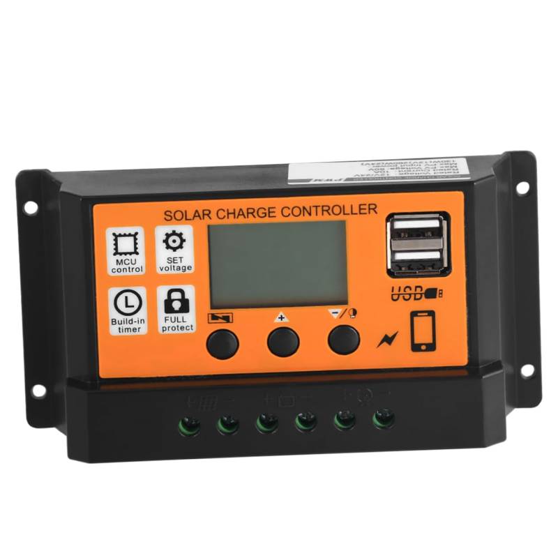 TOYANDONA 10A Solarregler Mit USB Pwm Steuerung Für Solarpanel LCD Display Für Säure Batterien Kompakte Und Effiziente Lade Und Entladeeinstellungen von TOYANDONA