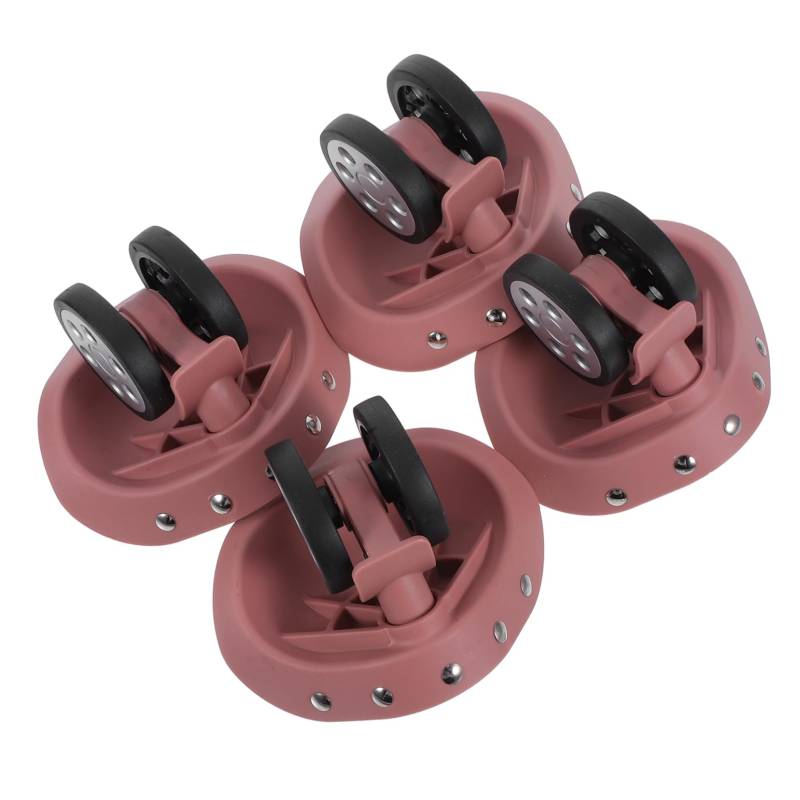 TOYANDONA 2 Paar Radzubehör Lenkrollen Ersatzräder Für Gepäcktrolleys Gepäck Spinner Räder Kunststoff Abs Spinner Räder Spinner Räder Für Koffer Roségold Abs Material von TOYANDONA